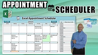 How To Create A Dynamic Appointment Scheduler In Excel Part 1 [upl. by Raynell]