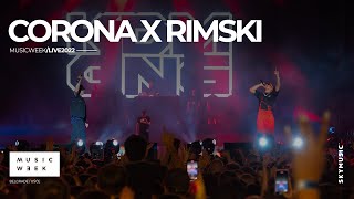 CORONA x RIMSKI  Live Belgrade Music Week 2022 [upl. by Htederem]