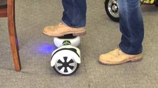 Hoverboard Riding Lesson  How to RIde a Hoverboard [upl. by Carma]