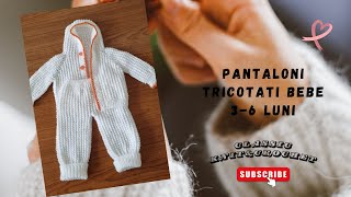 Pantaloni Tricotati Bebe 36 Luni [upl. by Tengler]