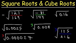 Square Roots and Cube Roots [upl. by Bettzel]