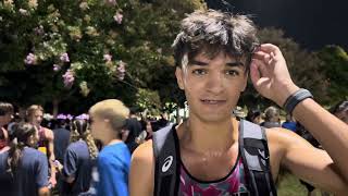 Jack Medina of Somerset Academy Sky Pointe 1st Place Boys Varsity 3Mile Gold Division at Woodbridge [upl. by Berny]