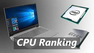 Laptop Processors Ranking 2020 [upl. by Enirrok]