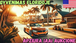 Musu gyvenimas Floridoje  Pasiimineju BMW IAAI aukcione aplankau IAAI West Palm Beach [upl. by Otilegna]