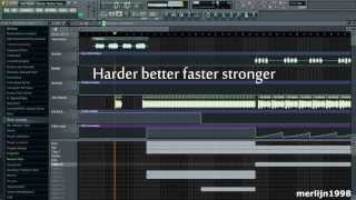 Daft Punk  Harder Better Faster Stronger Alive 2007 FL Studio remake [upl. by Adnilym]