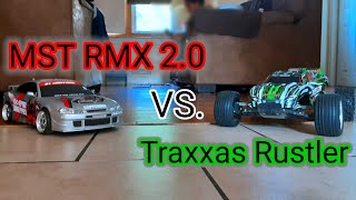 MST RMX 20 VS Traxxas Rustler [upl. by Wayolle]