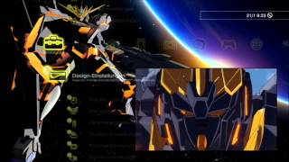 Playstation 3 RX0 Unicorn Gundam 02 Banshee Theme [upl. by Nosiddam209]