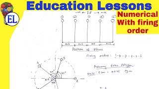 Numerical With Firing Order Multicylinder inline engine  Balancing of Reciprocating Mass [upl. by Girhiny]