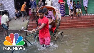 Severe Flooding Kills More Than 30 In Bangladesh [upl. by Marsland]