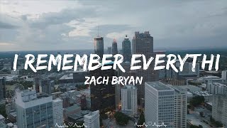 Zach Bryan  I Remember Everything Lyrics ft Kacey Musgraves  Cabrera Music [upl. by Maurreen]