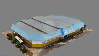 GINÁSIO PITUCHÃO  3D Agisoft Metashape Professional  Fotometria com drone [upl. by Hamer]