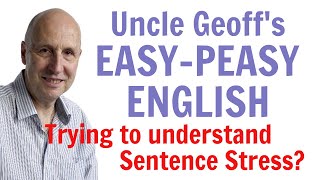 English Pronunciation  SENTENCE STRESS [upl. by Retsam]