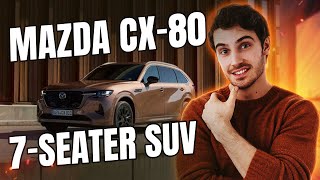 Mazda CX 80 Road Test of the 7 Seater SUV Diesel or PHEV Video [upl. by Eelyrehc43]