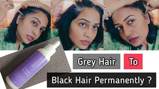 Covert Grey Hair into Black Permanently  1 DARKENYL Hair Serum  Non Sponsored 100 Honest Review [upl. by Ceil141]