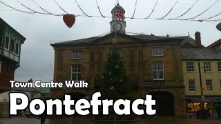 Pontefract West Yorkshire  Town Centre Walk 2020 [upl. by Tingley]