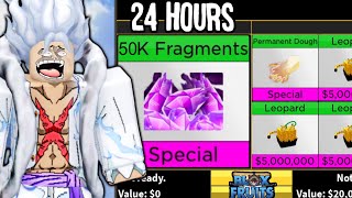 Trading 50K FRAGMENTS for 24 Hours in Blox Fruits [upl. by Dardani]