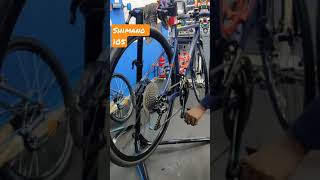 DECATHLON Triban RC520shimano 105 Drivetrain  How to change your gears  cycling shorts BTwin [upl. by Saerdna362]