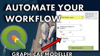 QGIS  Automate your processing with Graphical Modeller [upl. by Eirrehs]