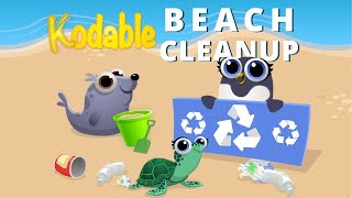 Introduction to Kodable Hour of Code  Beach Cleanup [upl. by Ynattir]