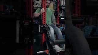 Rogue Fitness Trolley amp Lever Arm Leg Extension HACK Jammer Arm Exercise Setup shorts [upl. by Hoopen]