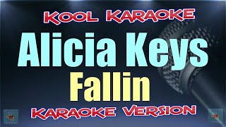 Alicia Keys  Fallin karaoke version [upl. by Berwick79]