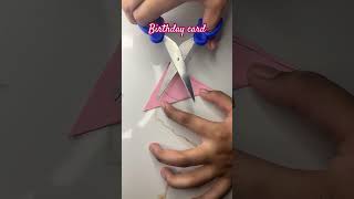 Beautiful bir thday card like comment share and subdcribe  artsshorts [upl. by Attekahs]