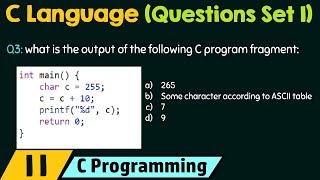 C Programming Important Questions Set 1 [upl. by Arriet720]