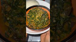 How to make Edikaikong sound perfectly……food coooking youtubeshorts youtubeviral nigerianfood [upl. by Wilonah]