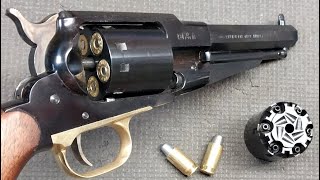 Pietta 1858 Remington 44 Cap amp Ball amp 45 ACP Combo  Shooting Review of This Awesome Revolver [upl. by Sowell]