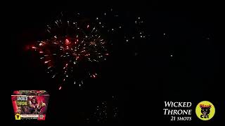 Wicked Throne  Black Cat Fireworks [upl. by Ekusoyr]