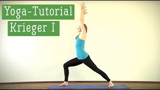 YogaTutorial  Virabhadrasana I – Krieger I [upl. by Sivatco945]