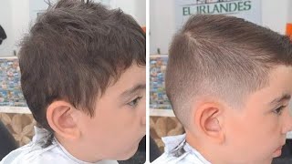 Corte para Niños con fade fácil y rápido 🔥💈 [upl. by Igor]