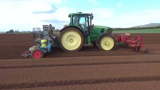 Quamby View Onion Drilling 2024 Part 1 [upl. by Nassi987]