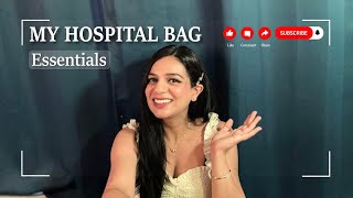 MY HOSPITAL BAG। Essentials। All Things You Need [upl. by Austin435]