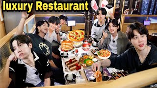 BTS in Luxury Restaurant 🍕🍔  Hindi dubbing  Part5 [upl. by Asital]