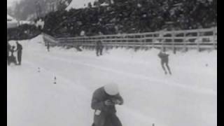 Speed Skating  Mens 10000M  St Moritz 1948 Winter Olympic Games [upl. by Giselbert443]