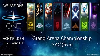 SWGOH  GAC 5v5 Darth Bane  Sidious vs Queen Amidala  MQG  DC9 Team [upl. by Madra977]