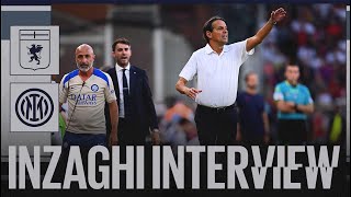 LINTERVISTA DI SIMONE INZAGHI  GENOA 22 INTER 🎙️⚫🔵 [upl. by Notxap]