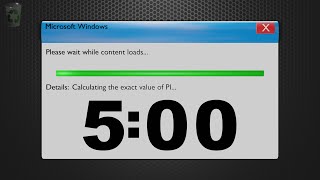 Microsoft Windows 5 Minute Countdown Timer [upl. by Milburt]