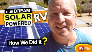 RV Solar Installation from StartToFinish Mounting Wiring Controller Multiplus Cerbo GX [upl. by Enyawal177]