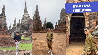 INDOCHINA SOLO TRAVEL VLOG PART 10 Thailand Ayuttaya [upl. by Mastic]