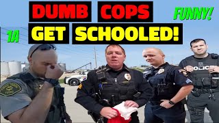 Hilarious Takedown Of Dumb Cops Best On The Internet Cops Get Destroyed By Grandma 1A Audit [upl. by Nailil700]