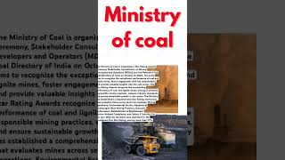 Ministry 🇮🇳🌟🏆of coal organizing Star Rating Awards Mining Developers and Operators MDOs [upl. by Apeed]