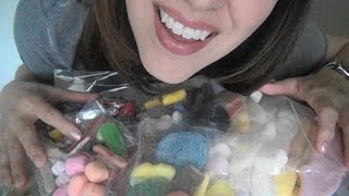 SassEsnacks ASMR  Swedish Candies  Scandinavian Sweets  Sockerbit Candy  Eating Sounds [upl. by Eneja]