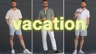 5 OUTFITS für den SOMMER URLAUB 2023 ● Styling Tipps für Männer [upl. by Lemmuela]