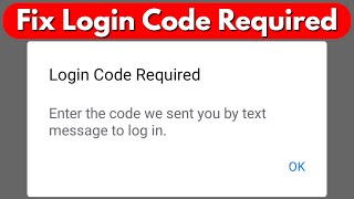 Fix login code required facebook problem solved  two factor authentication code [upl. by Acinnod786]