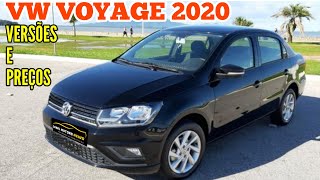 VOYAGE 2020 PREÇOS E VERSÕES  CANAL MOTORS NEWS [upl. by Grewitz]