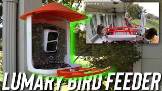 Lumary Bird Smart Feeder Review  Watch the Birds amp Get Extra Security [upl. by Aleetha]