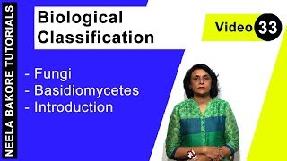 Biological Classification  NEET  Fungi  Basidiomycetes  Introduction  Neela Bakore Tutorials [upl. by Irama611]