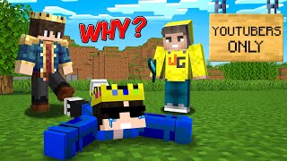 I Found Secret Minecraft Youtubers Only SMP [upl. by Clari]